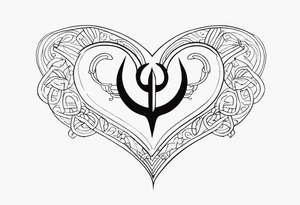 Love, source, abundance, Gemini symbol tattoo idea