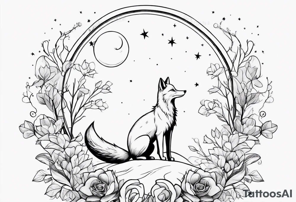 The little prince and the fox tattoo idea