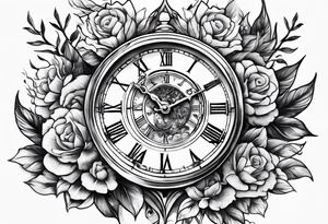 flow of time personified tattoo idea