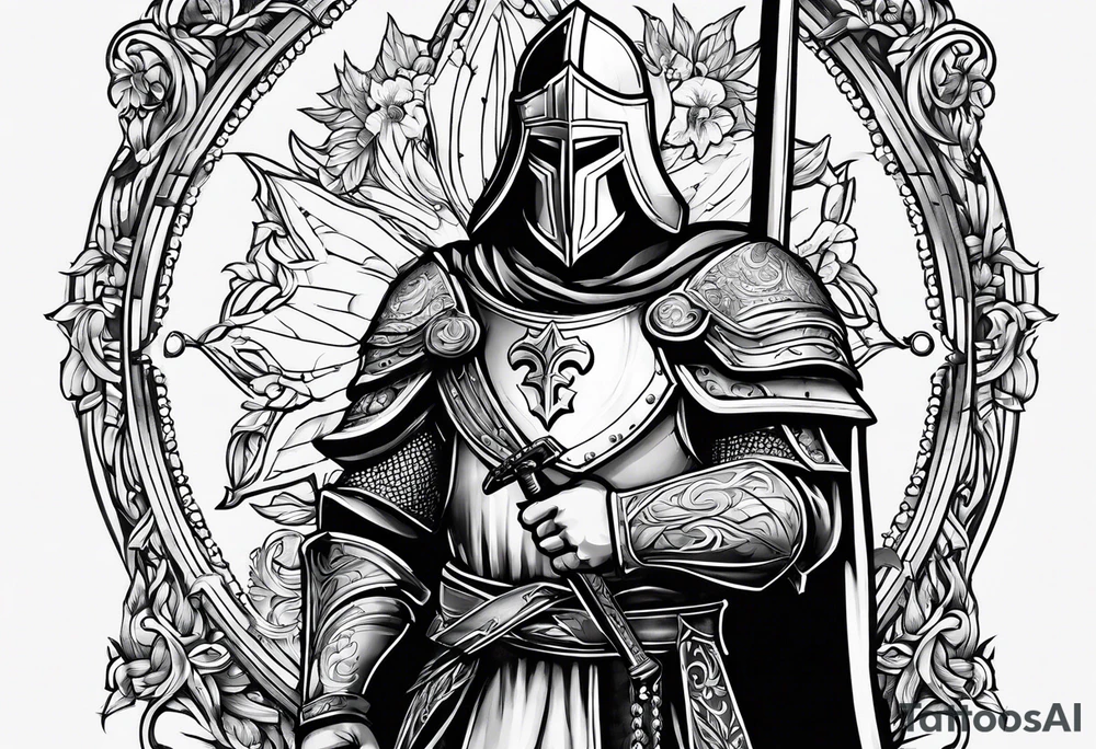 crusader tattoo idea
