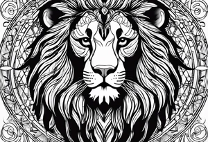 Leo astrologysign tattoo idea