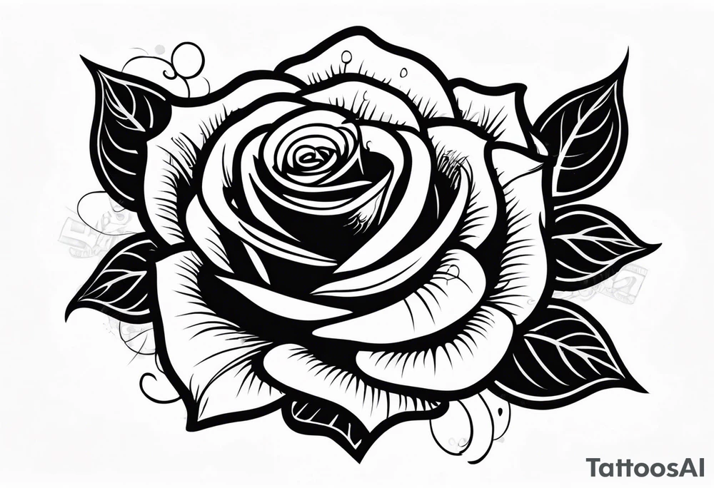 Dead rose tattoo idea
