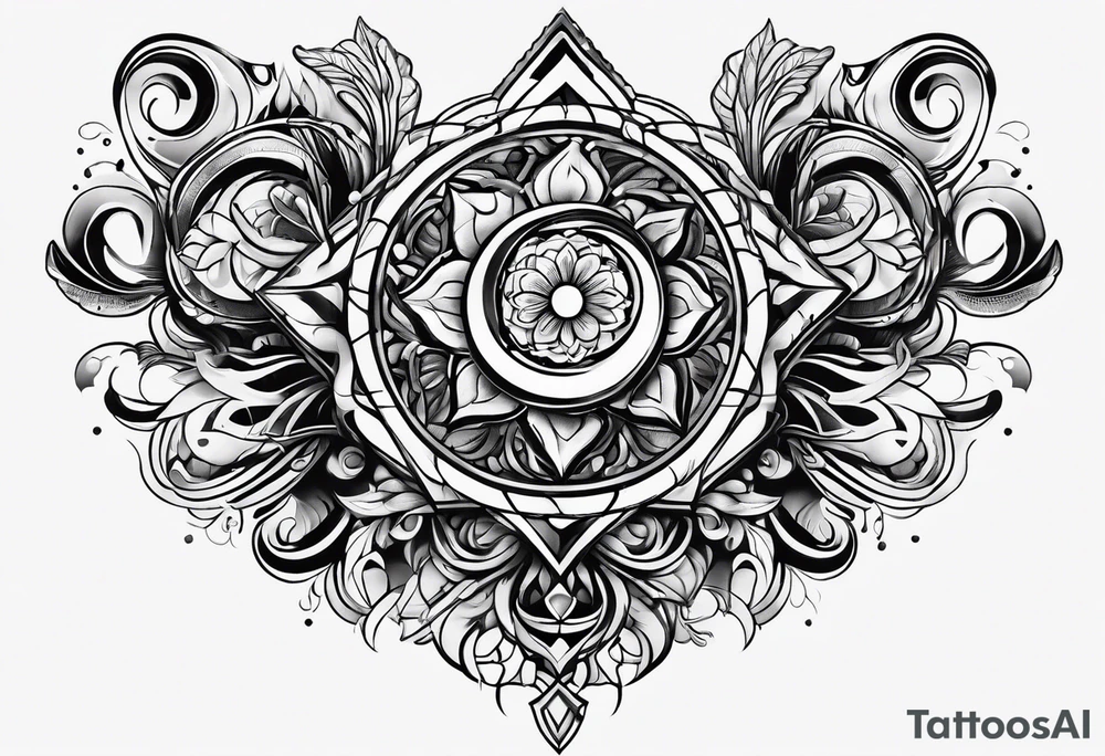 Alone symbols tattoo idea