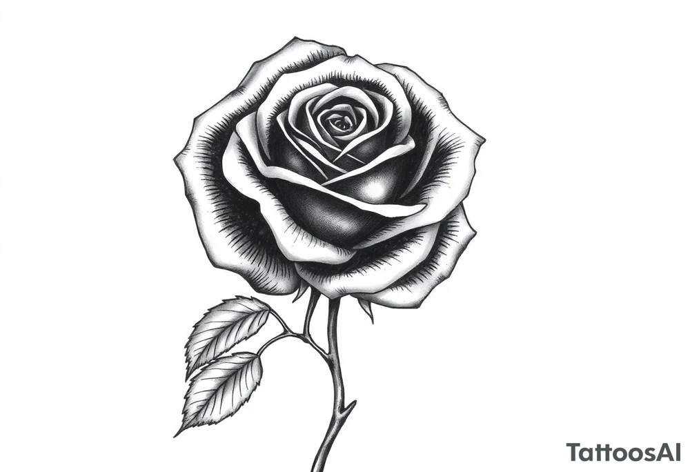 Rose tattoo idea