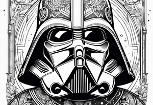 Star wars design including the words 'May the 4th' tattoo idea