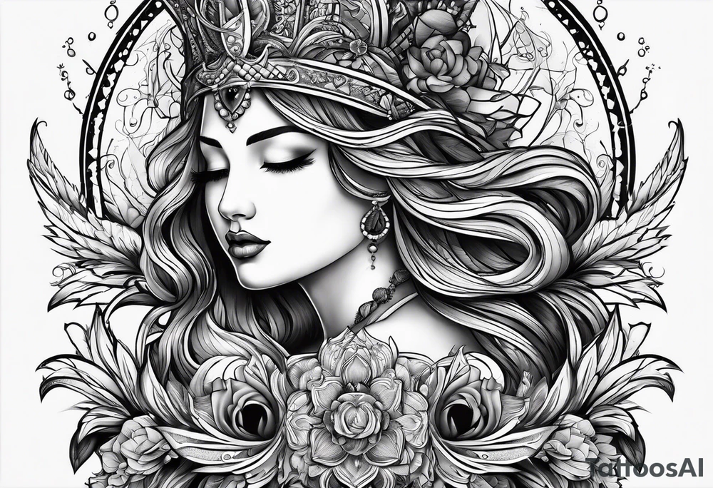 God is love tattoo idea