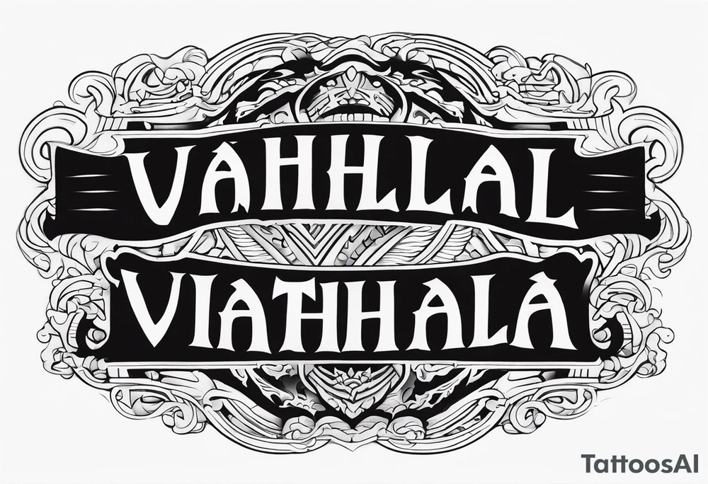 Valhalla mist tattoo idea