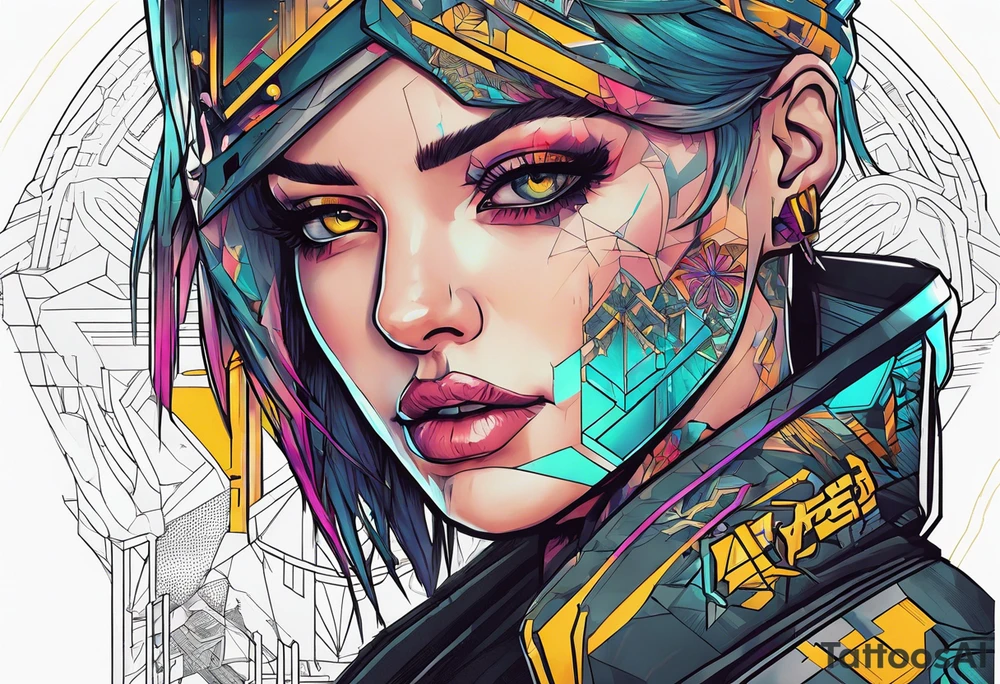 cyberpunk 2077, hand tattoo, tattoo idea