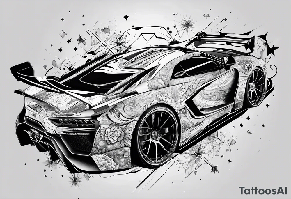 Galaxy and starts with the word  TAC tattoo idea