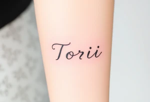 Tori tattoo idea