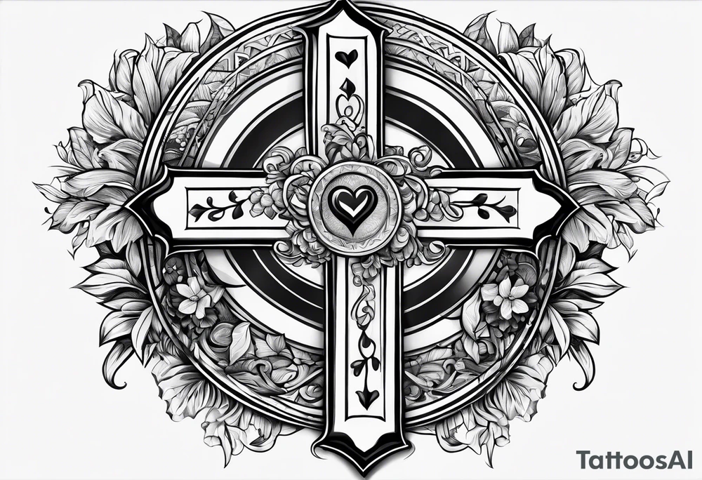 1 Corinthians 13:4 with cross for forearm tattoo idea 1 Corinthians 13:4 with cross for forearm tattoo idea