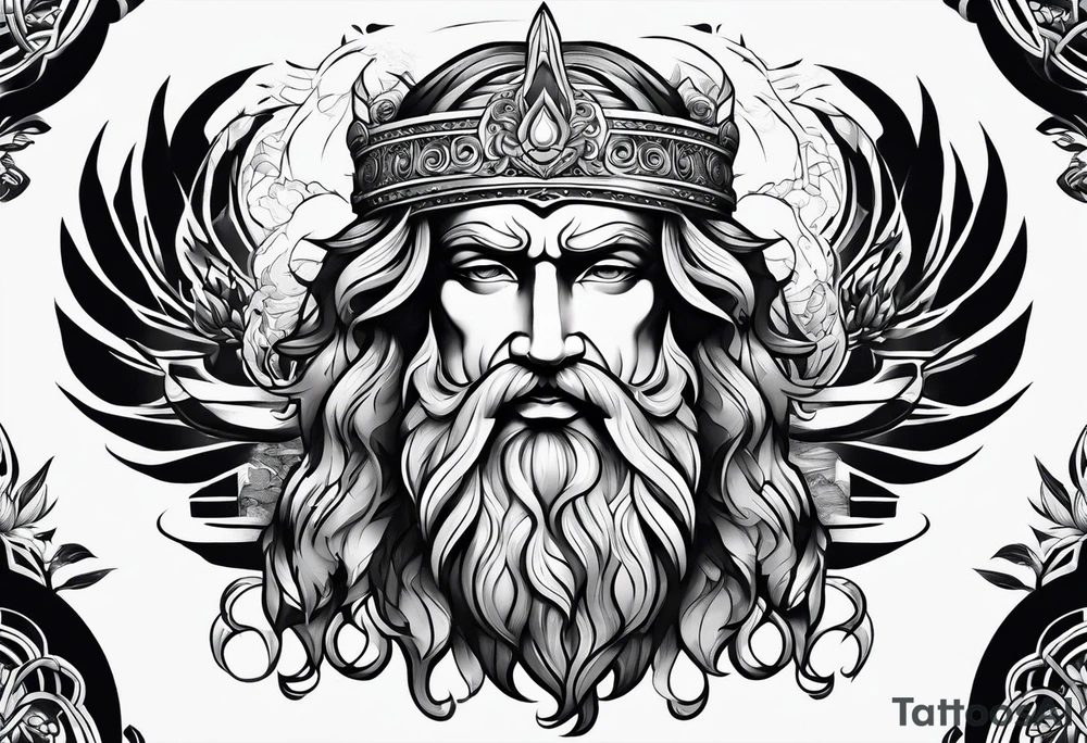 Greek god tattoo idea