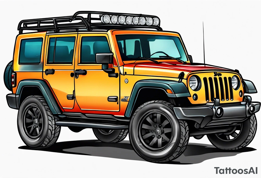 Jeep commander tattoo idea