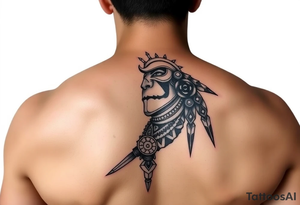 Purepecha warrior tattoo idea