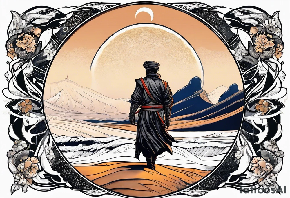 From the books dune, something representing Usul tattoo idea