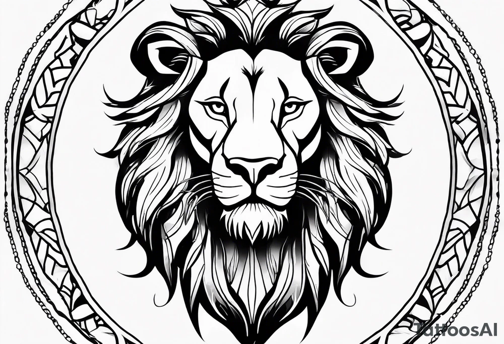 lion king tattoo idea