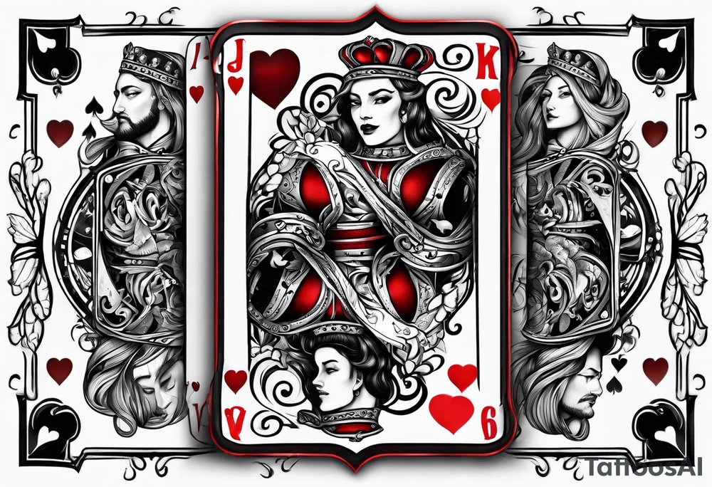 Jack of hearts tattoo idea