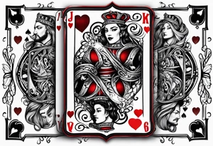 Jack of hearts tattoo idea