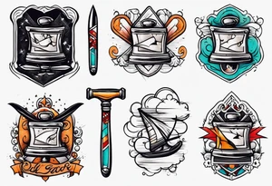 old 
razor tattoo idea