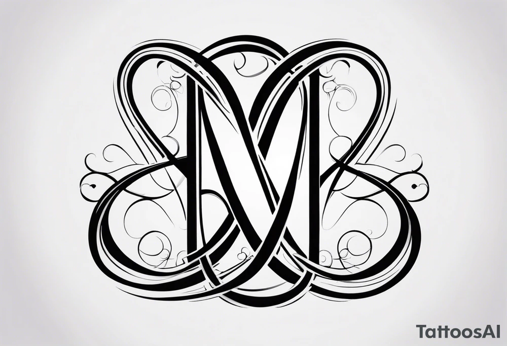 infinity symbol + Pam tattoo idea