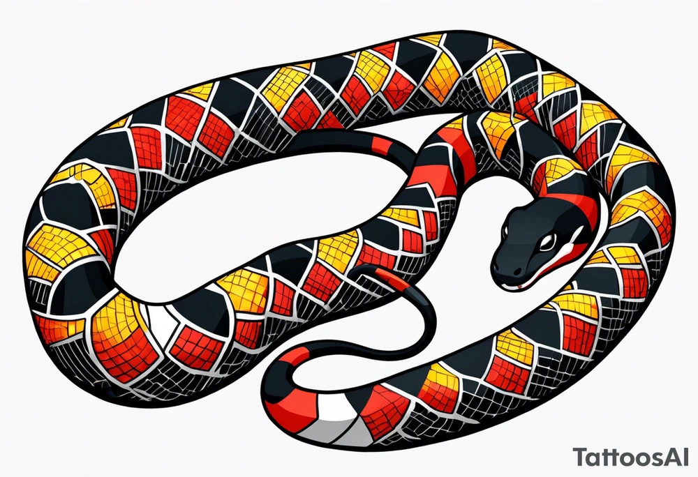 Coral snake tattoo tattoo idea