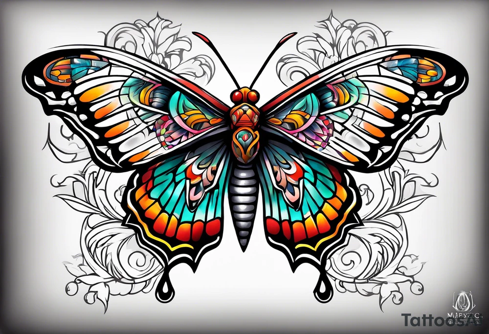 Moth Mexico tattoo idea