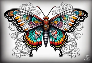 Moth Mexico tattoo idea