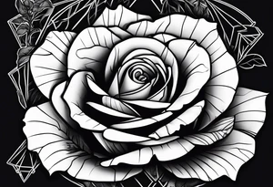 Dead rose with a depression quote tattoo idea