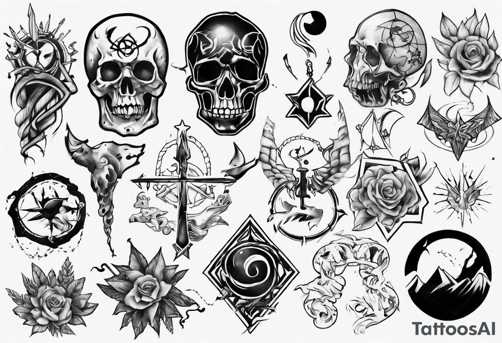 lost in random tattoo idea