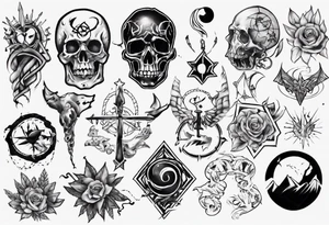lost in random tattoo idea