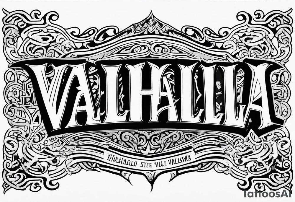 Valhalla tattoo idea