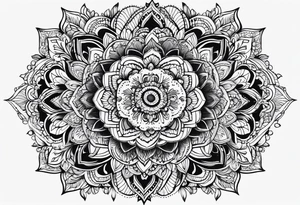 Mandala lace ankle tattoo tattoo idea