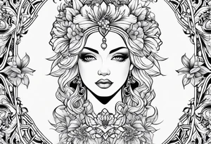 sword
fine line
gentle
thin lines


floral design tattoo idea