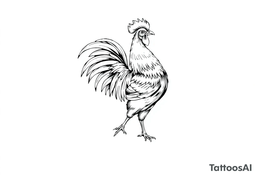 A big cock tattoo idea