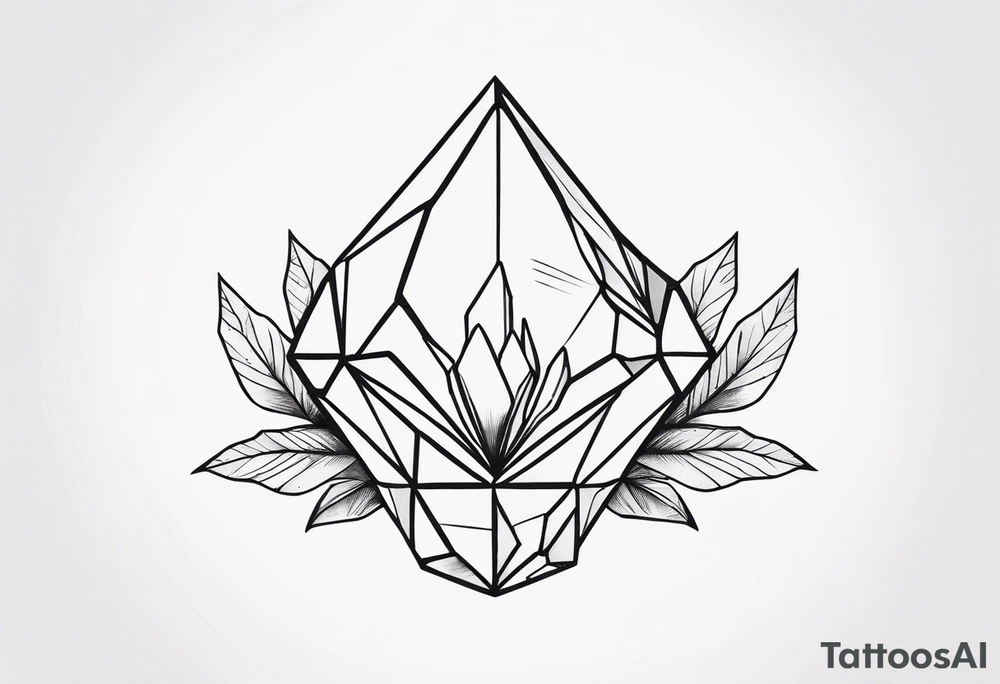 Crystal tattoo idea