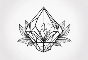 Crystal tattoo idea