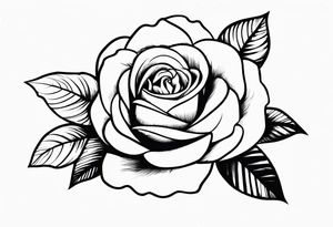 Rose tattoo tattoo idea