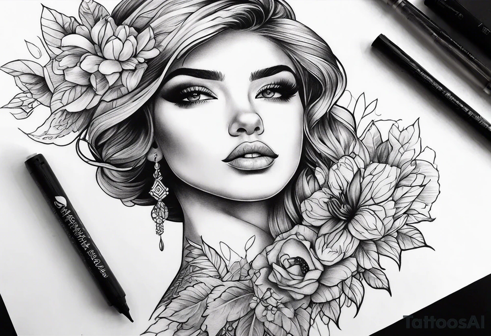 cute forearm tattoo idea