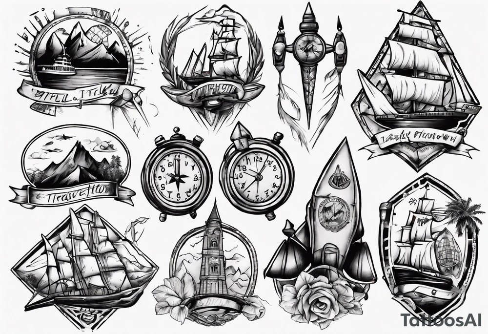 Travel tattoo idea
