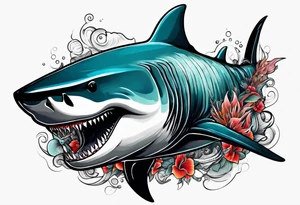 Megalodon tattoo idea