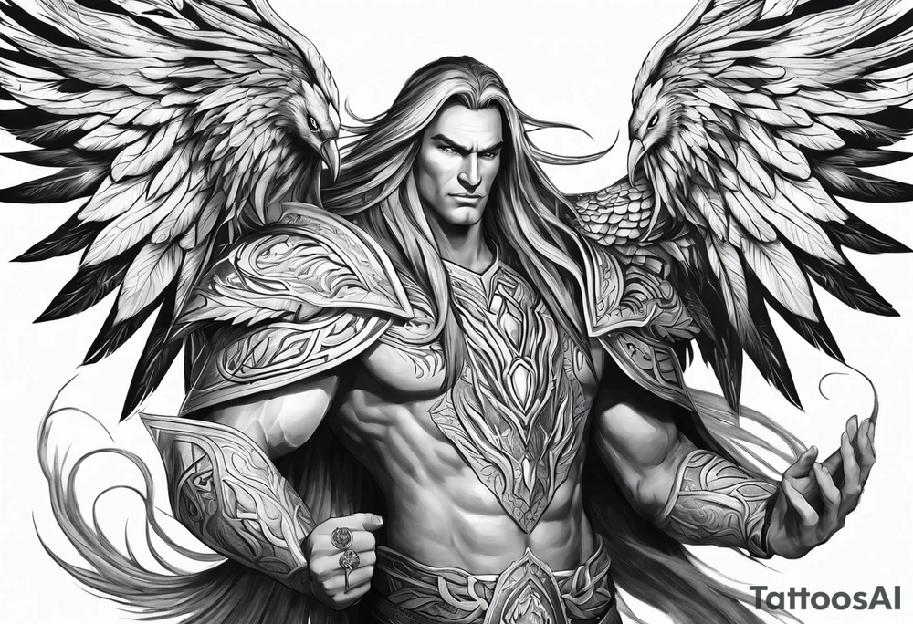 Kael'Thas and his phoenix tattoo idea