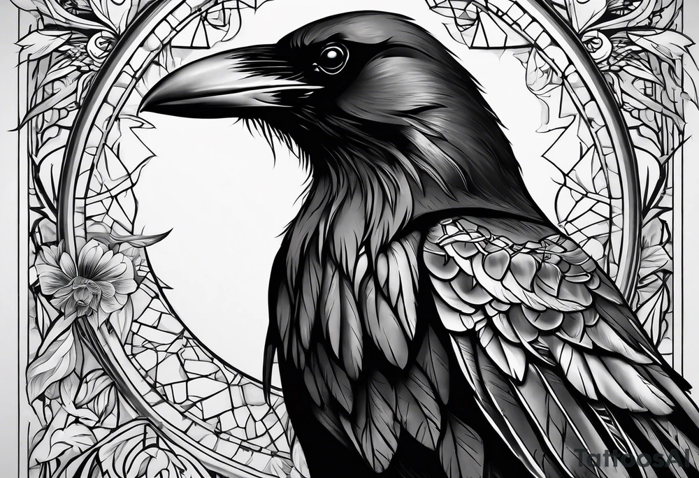 Crow medicine tattoo idea
