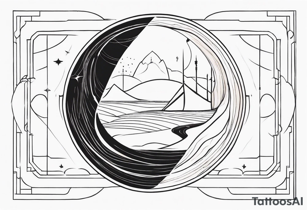 From the books dune, something representing Usul tattoo idea