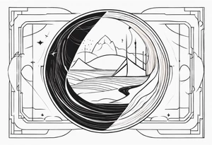 From the books dune, something representing Usul tattoo idea
