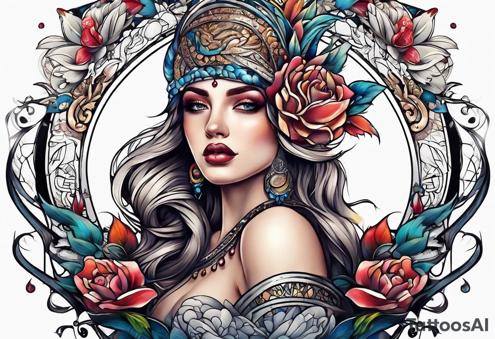 Naked tattoo idea