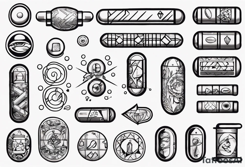 Pills tattoo idea