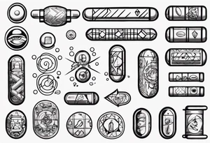 Pills tattoo idea