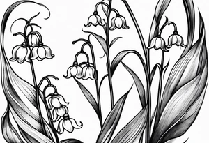 Lily of the valley tattoo idea