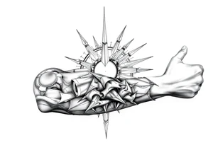 Symbol of a chaotic life with mental health struggles tattoo idea