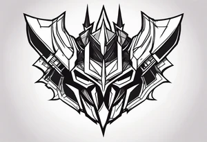 Mordekaiser from league of legends upper arm tattoo tattoo idea